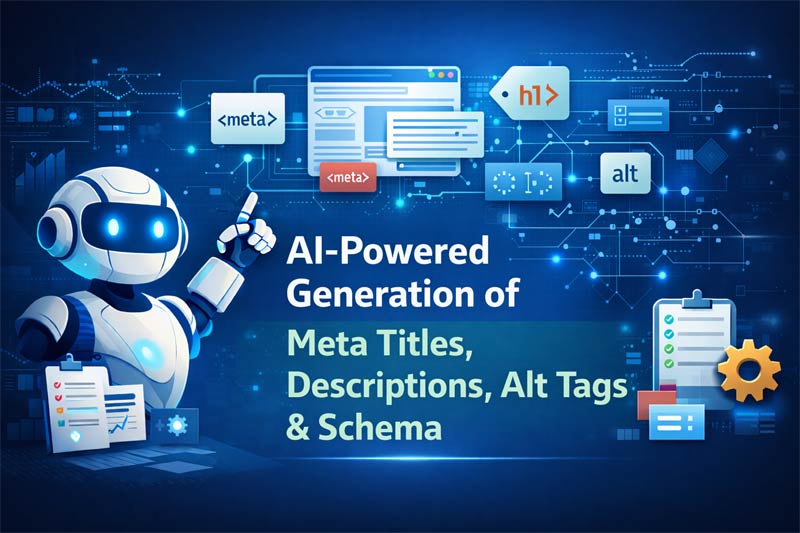 AI-Powered Bulk Generation of Meta Titles, Descriptions
